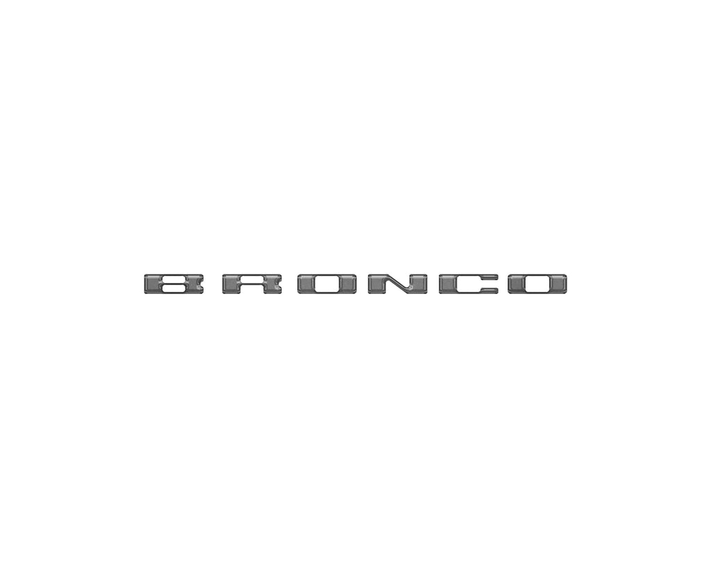 Passenger Dash Letter Inserts Fits 2025-2026 Ford Bronco Sport