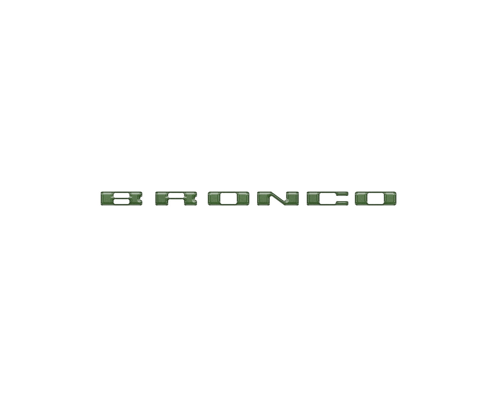 Passenger Dash Letter Inserts Fits 2025-2026 Ford Bronco Sport