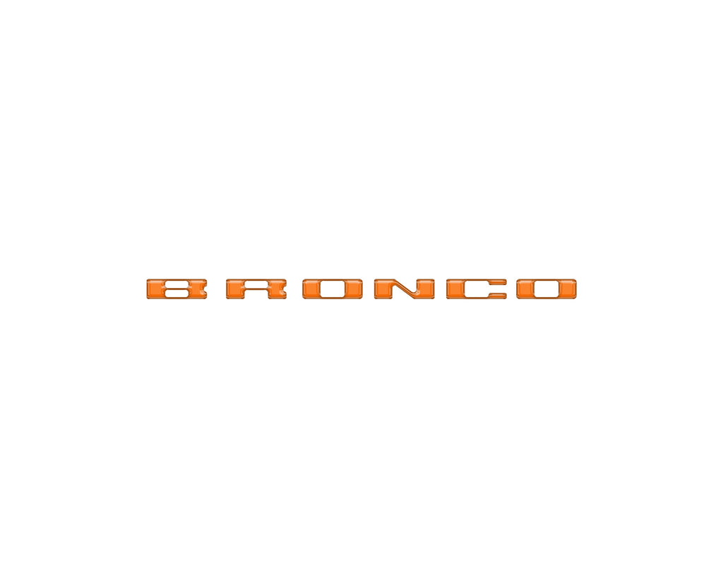 Passenger Dash Letter Inserts Fits 2025-2026 Ford Bronco Sport
