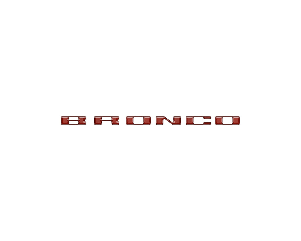 Passenger Dash Letter Inserts Fits 2025-2026 Ford Bronco Sport