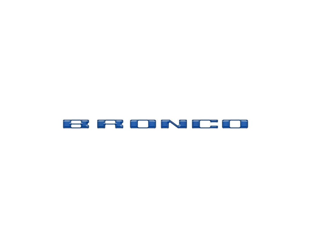 Passenger Dash Letter Inserts Fits 2025-2026 Ford Bronco Sport