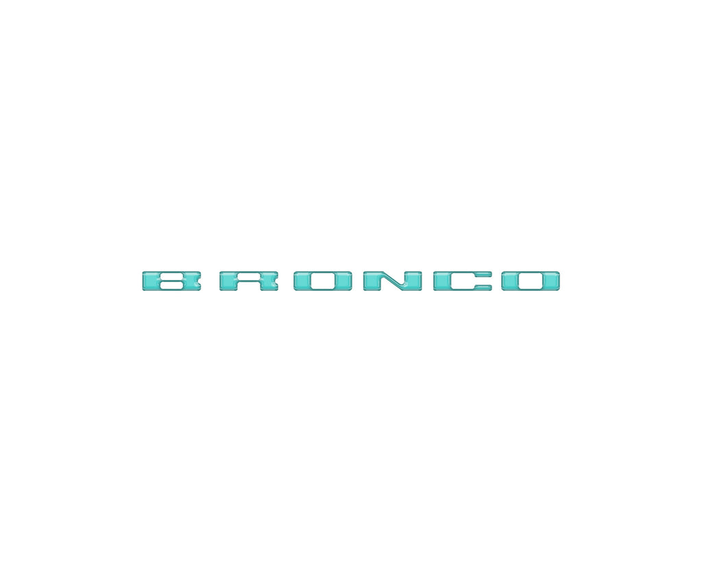Passenger Dash Letter Inserts Fits 2025-2026 Ford Bronco Sport