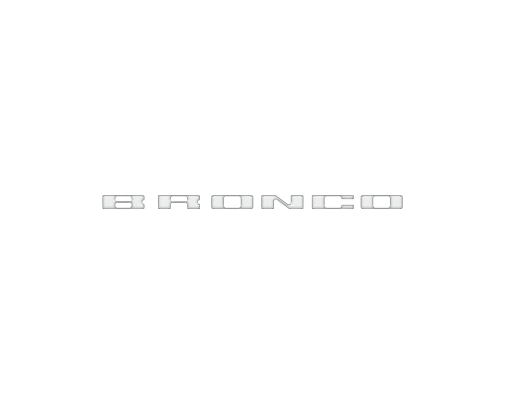 Passenger Dash Letter Inserts Fits 2025-2026 Ford Bronco Sport