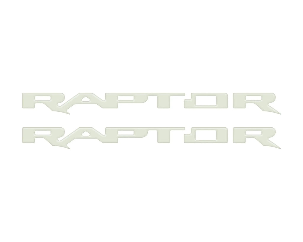 Tufskinz running board letter overlays product view for Ford Bronco Raptor