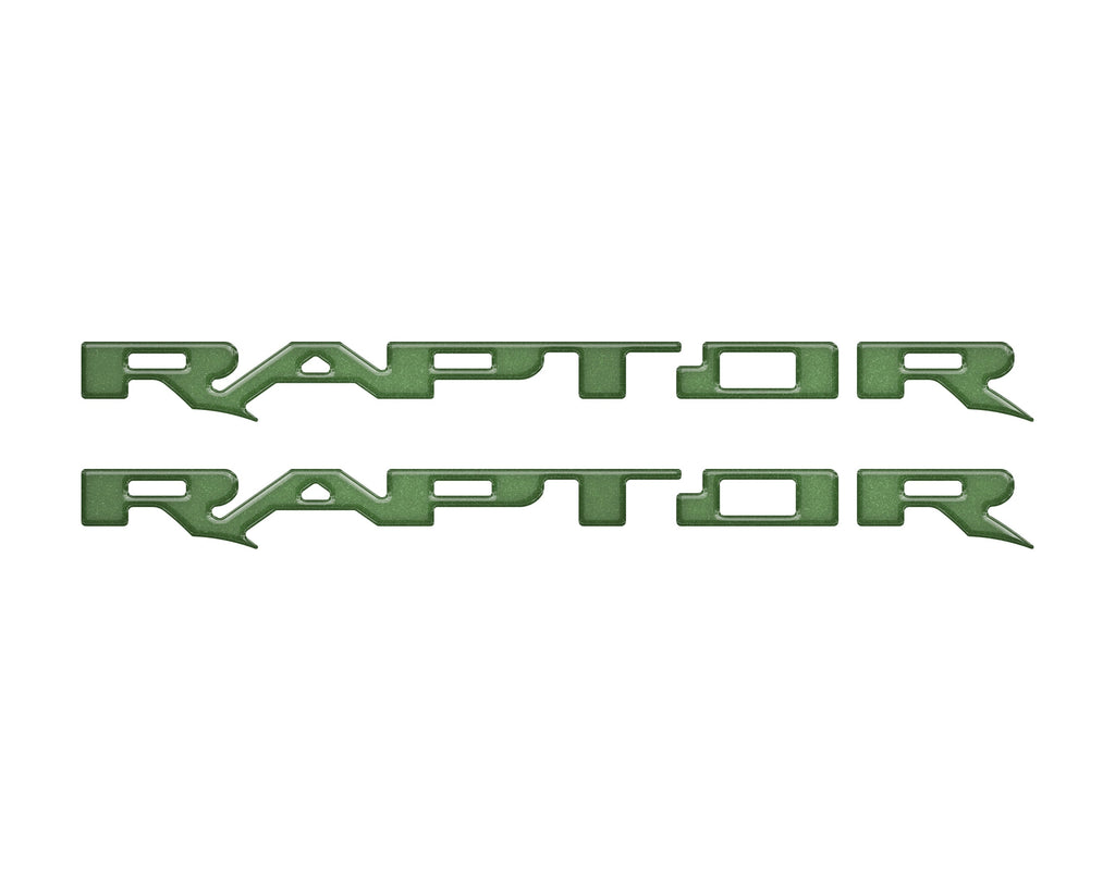 Raptor Running Board Letter Overlays Fits 2022-2026 Ford Bronco Raptor