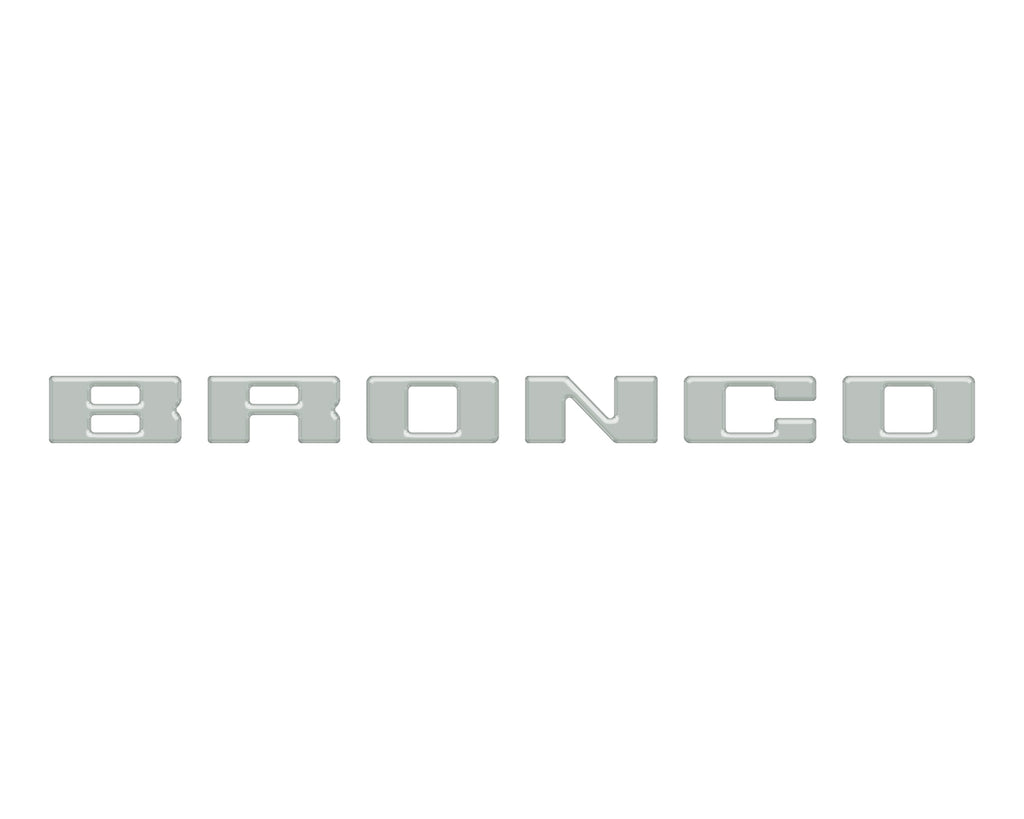 Slideout Tailgate Letter Inserts Fits 2021-2026 Ford Bronco