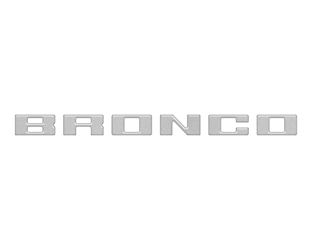 Slideout Tailgate Letter Inserts Fits 2021-2026 Ford Bronco