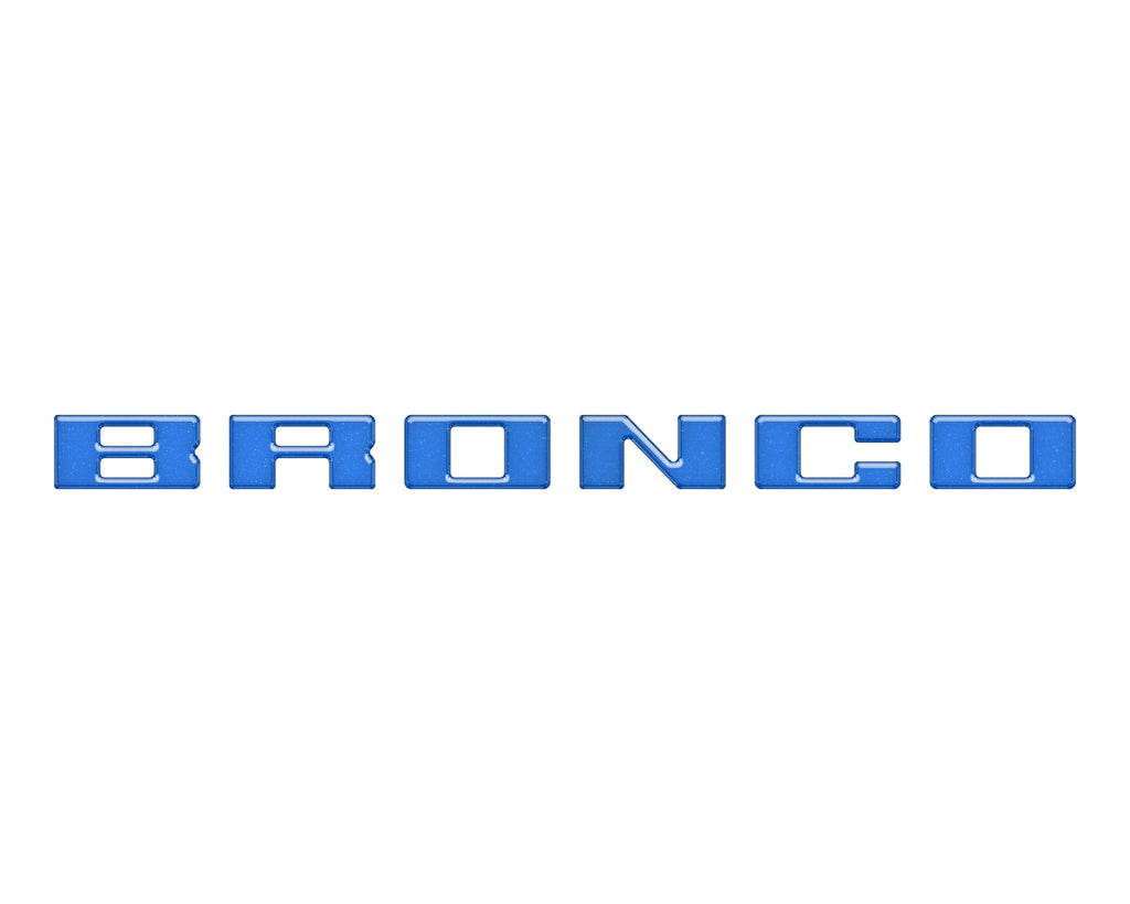 Slideout Tailgate Letter Inserts Fits 2021-2026 Ford Bronco