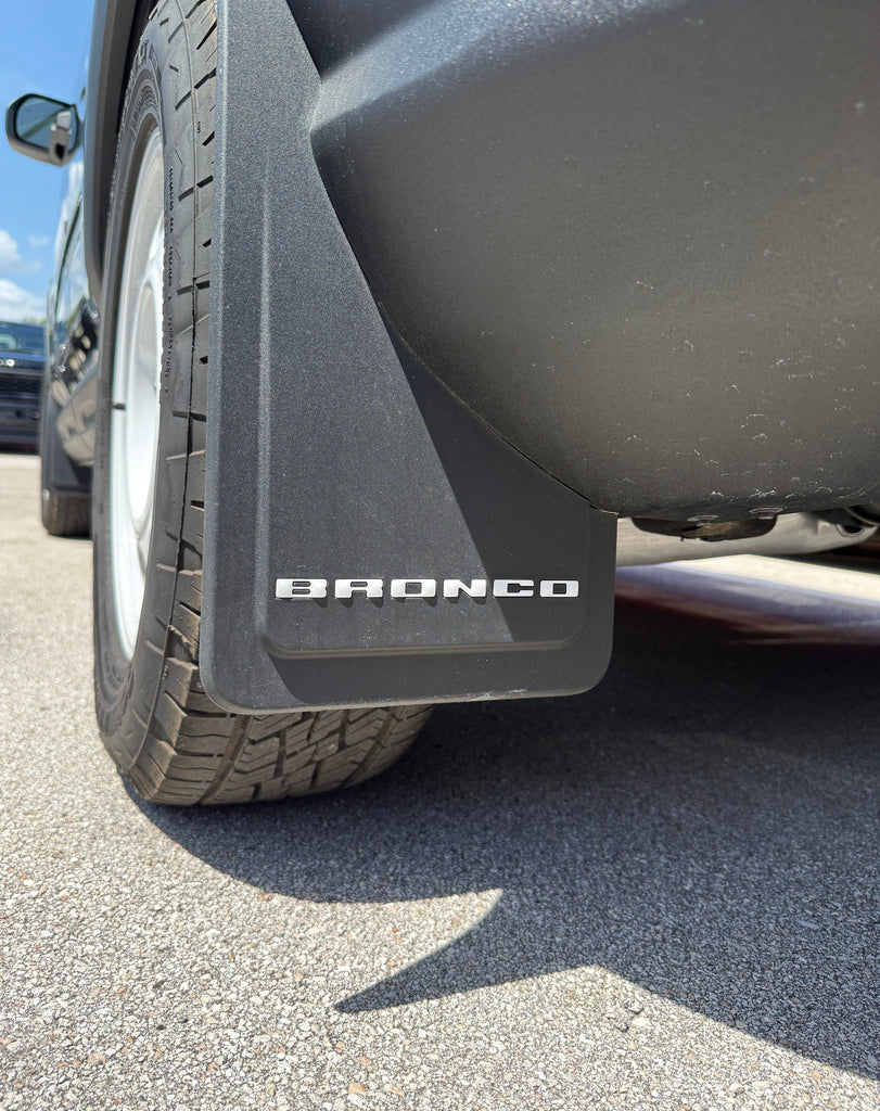 Rear Mudflap Letter Inserts Fits 2021-2026 Ford Bronco & Bronco Sport