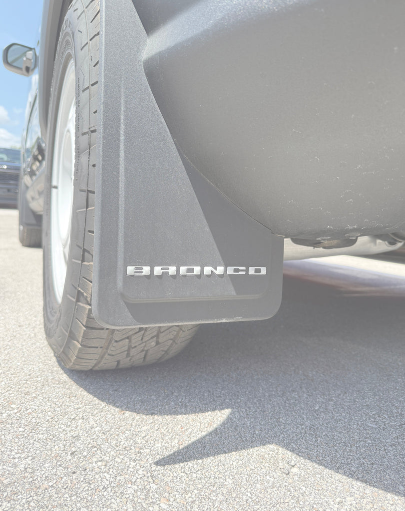 Rear Mudflap Letter Inserts Fits 2021-2026 Ford Bronco & Bronco Sport