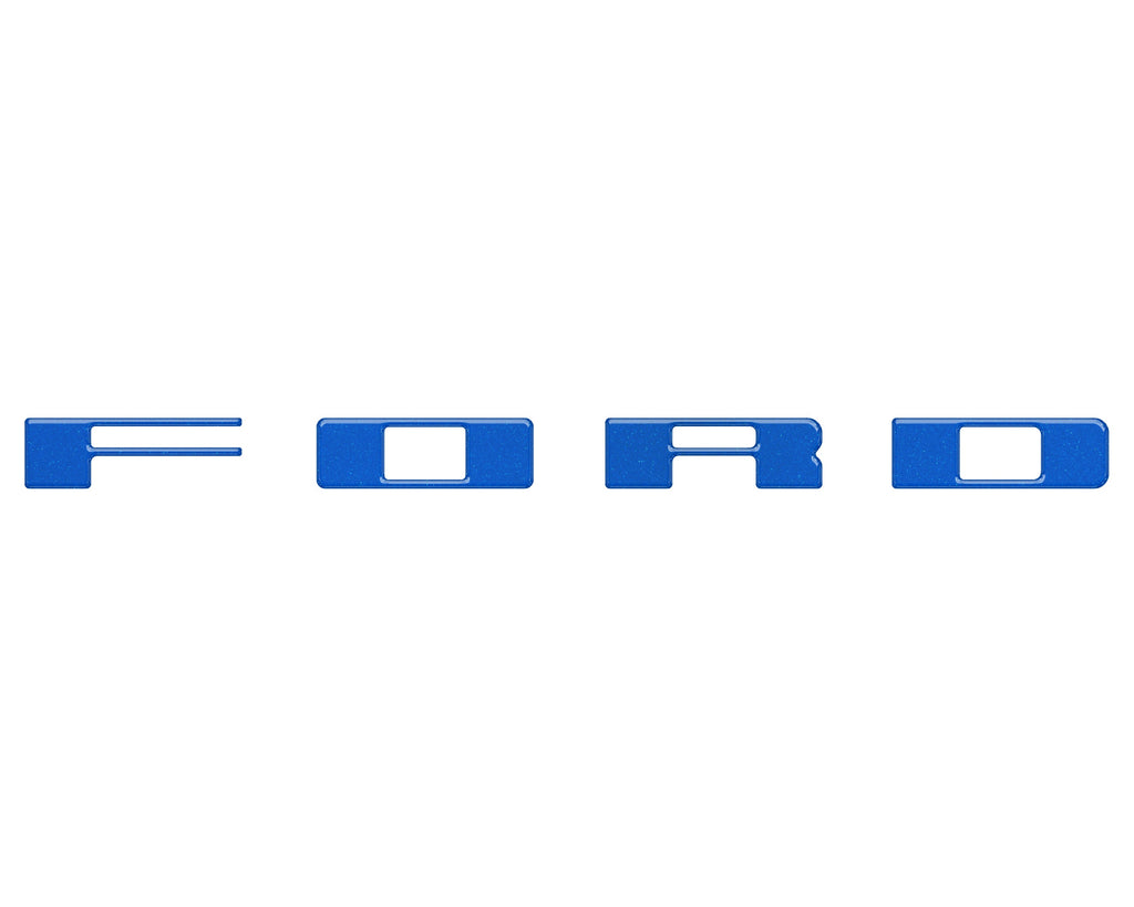 Bronco Heritage Grille Letter Overlays Fits 2023-2026 Ford Bronco