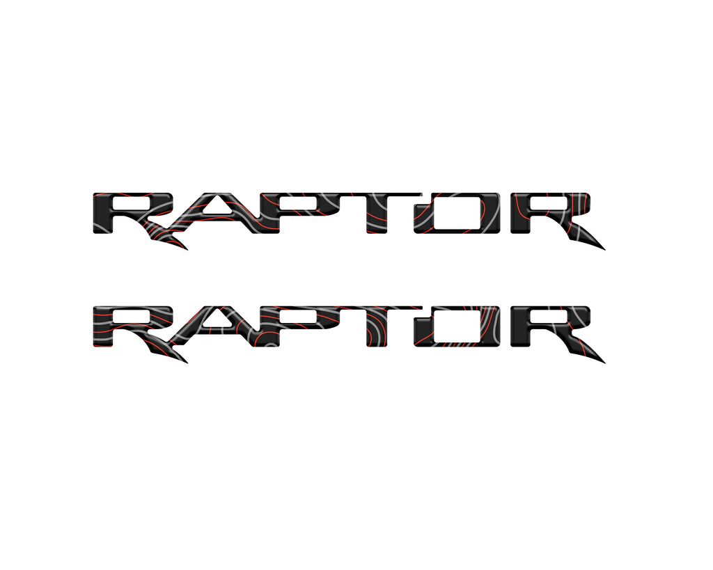 Raptor Floor Mat Emblem Inserts Fits 2022-2026 Ford Bronco & 2024-2026 Ranger Raptor