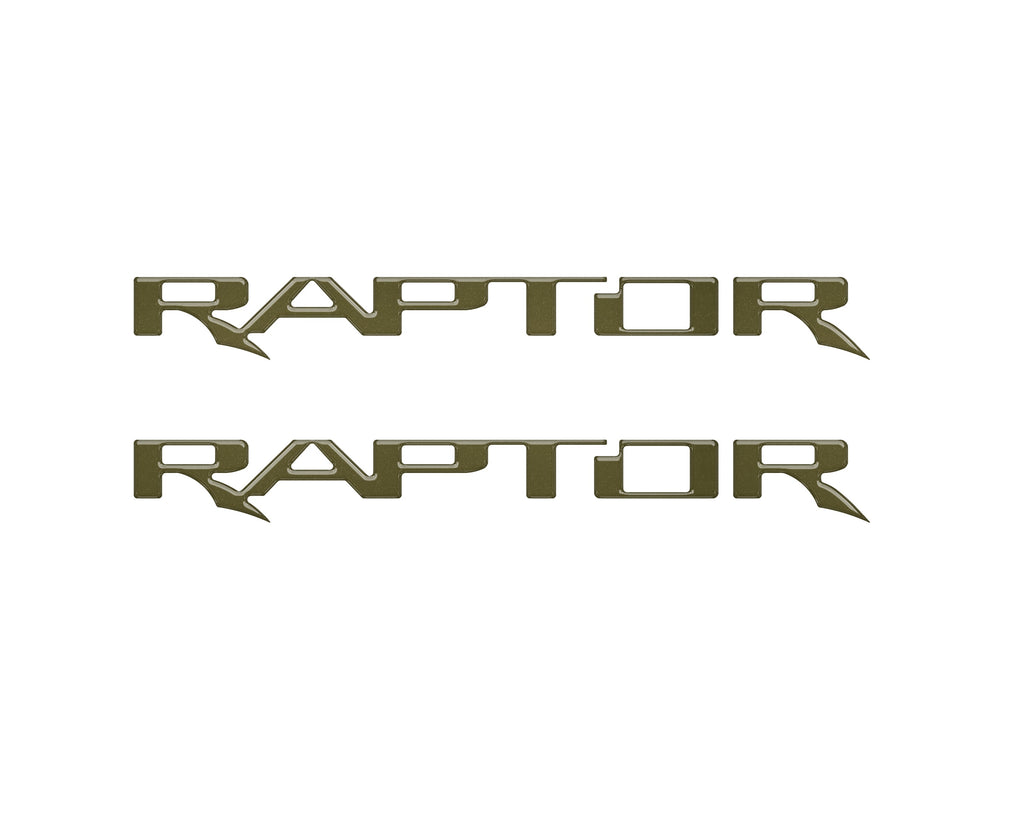 Raptor Floor Mat Emblem Inserts Fits 2022-2026 Ford Bronco & 2024-2026 Ranger Raptor