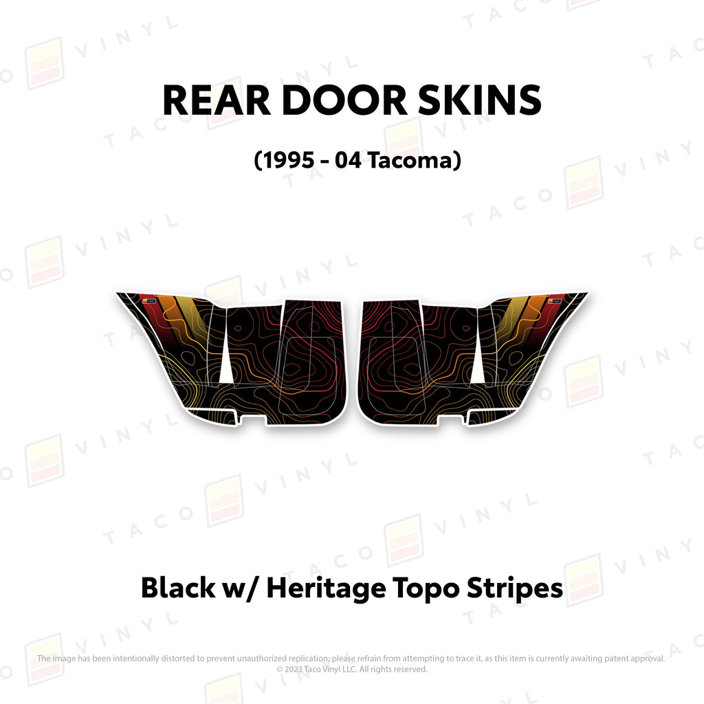 2010-24 4Runner Door Skins (Lower Section)