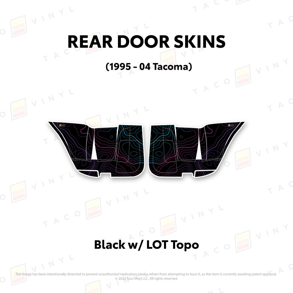2010-24 4Runner Door Skins (Lower Section)