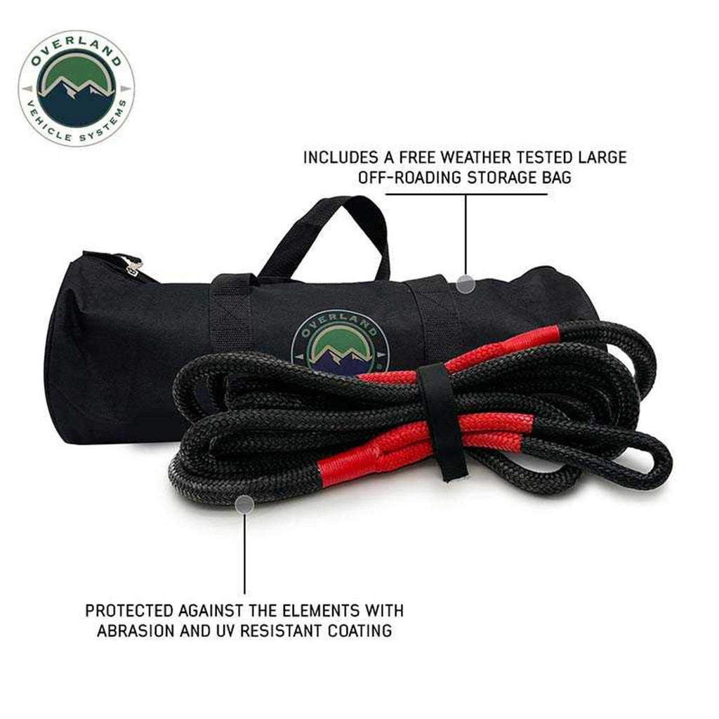 Brute Kinetic Recovery Rope With Storage Bag – Cali Raised LED