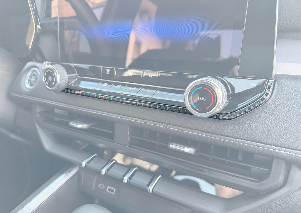 Climate Controle Line Accent Trim Fits 2023-2024 Chevrolet Colorado & GMC Canyon