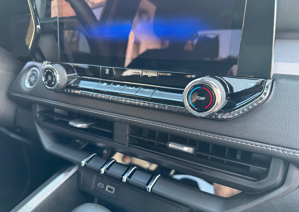 Climate Controle Line Accent Trim Fits 2023-2024 Chevrolet Colorado & GMC Canyon