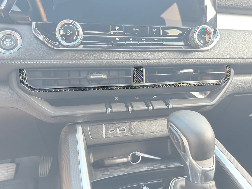 Center A.C. Vent Accent Trim Fits 2023-2024 Chevrolet Colorado & GMC Canyon