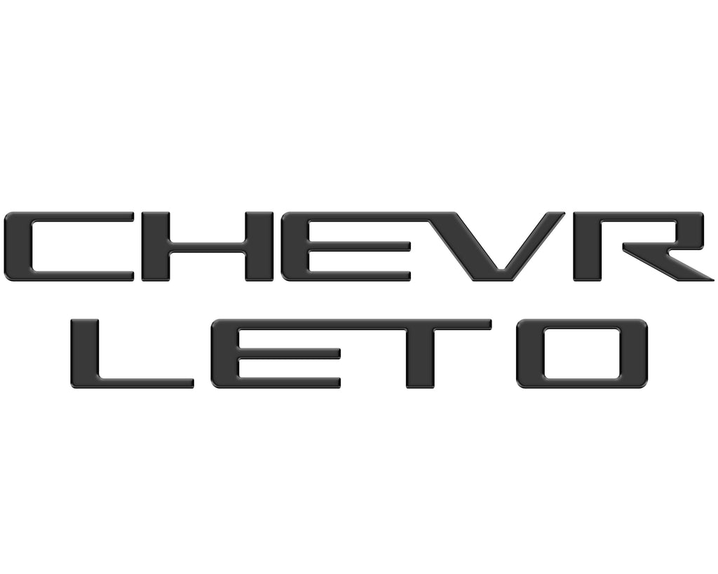 Tailgate Letter Inserts Fits 2023-2024 Chevrolet Colorado