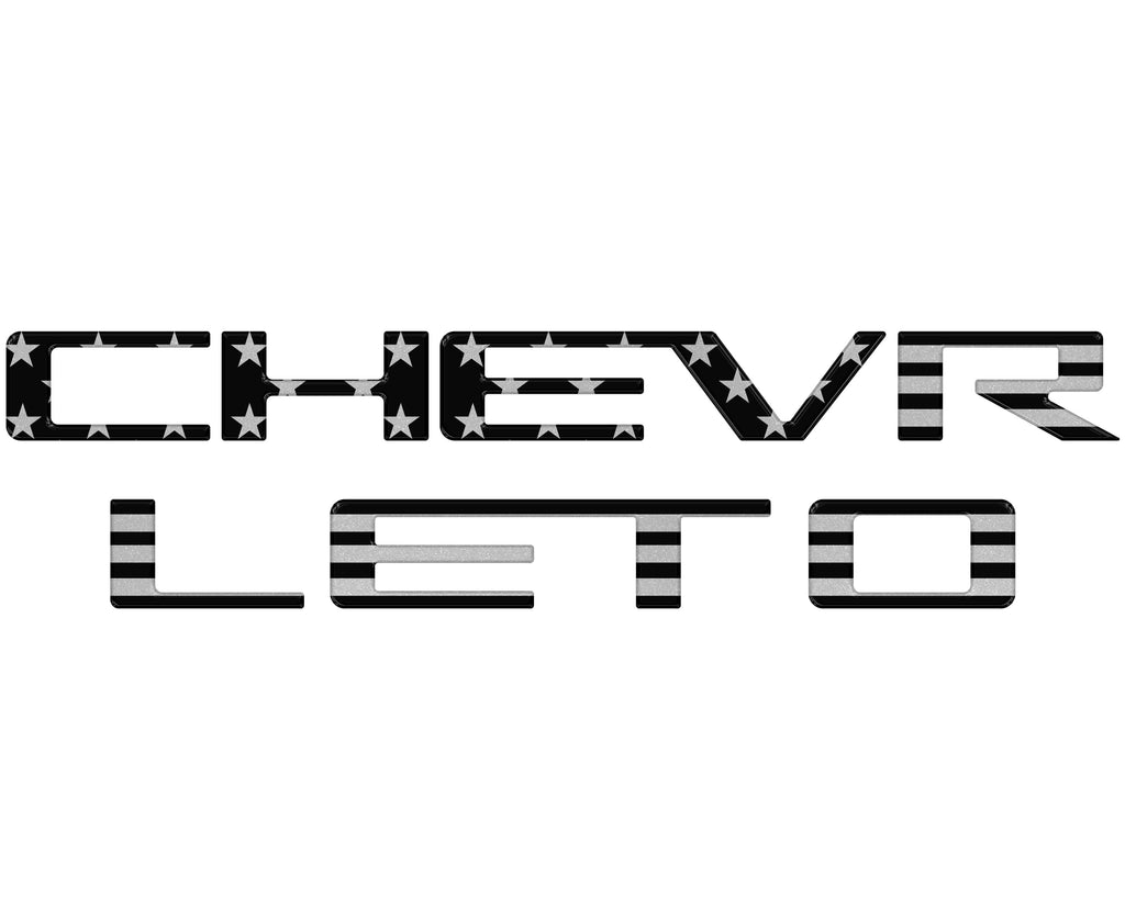 Tailgate Letter Inserts Fits 2023-2024 Chevrolet Colorado