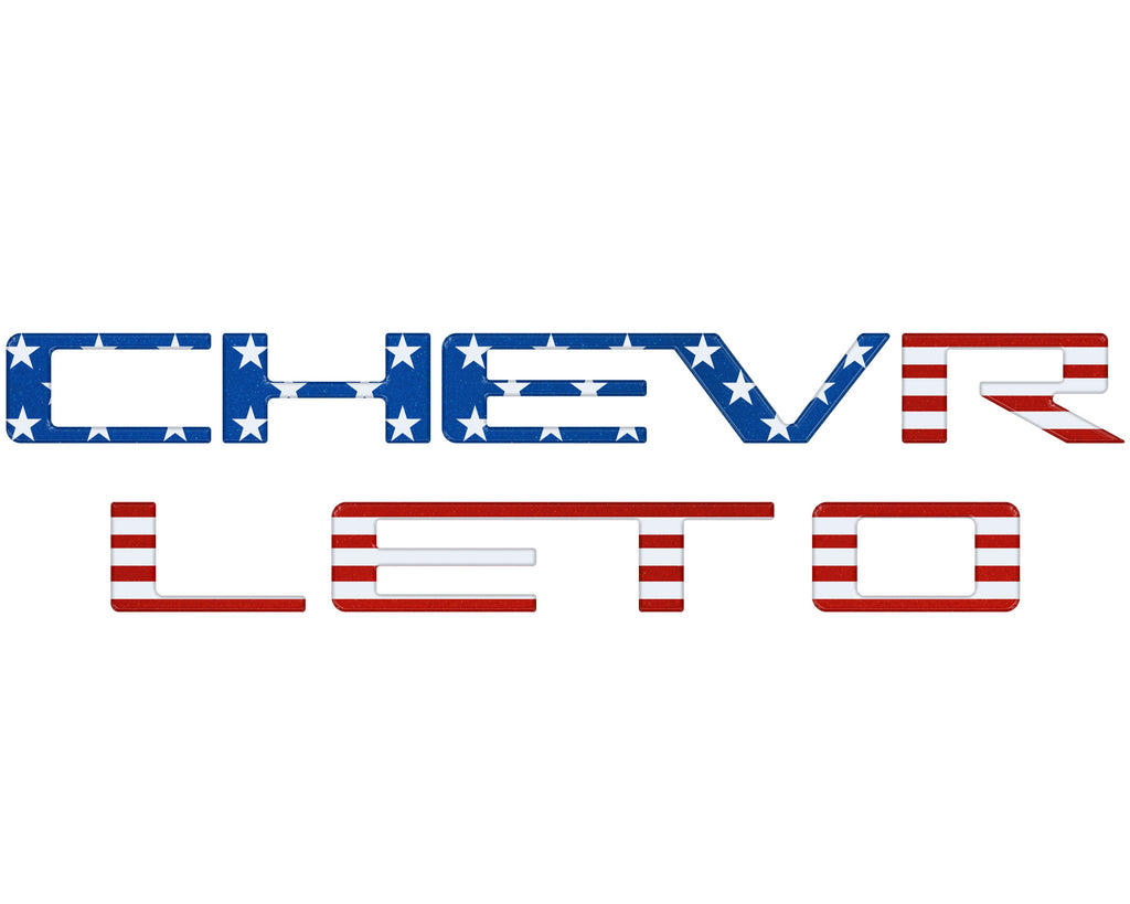 Tailgate Letter Inserts Fits 2023-2024 Chevrolet Colorado