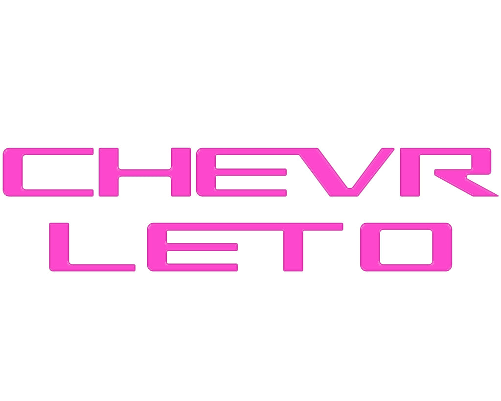 Tailgate Letter Inserts Fits 2023-2024 Chevrolet Colorado