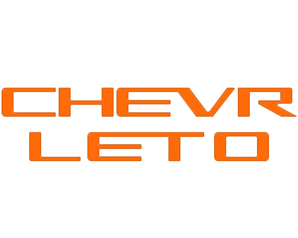 Tailgate Letter Inserts Fits 2023-2024 Chevrolet Colorado
