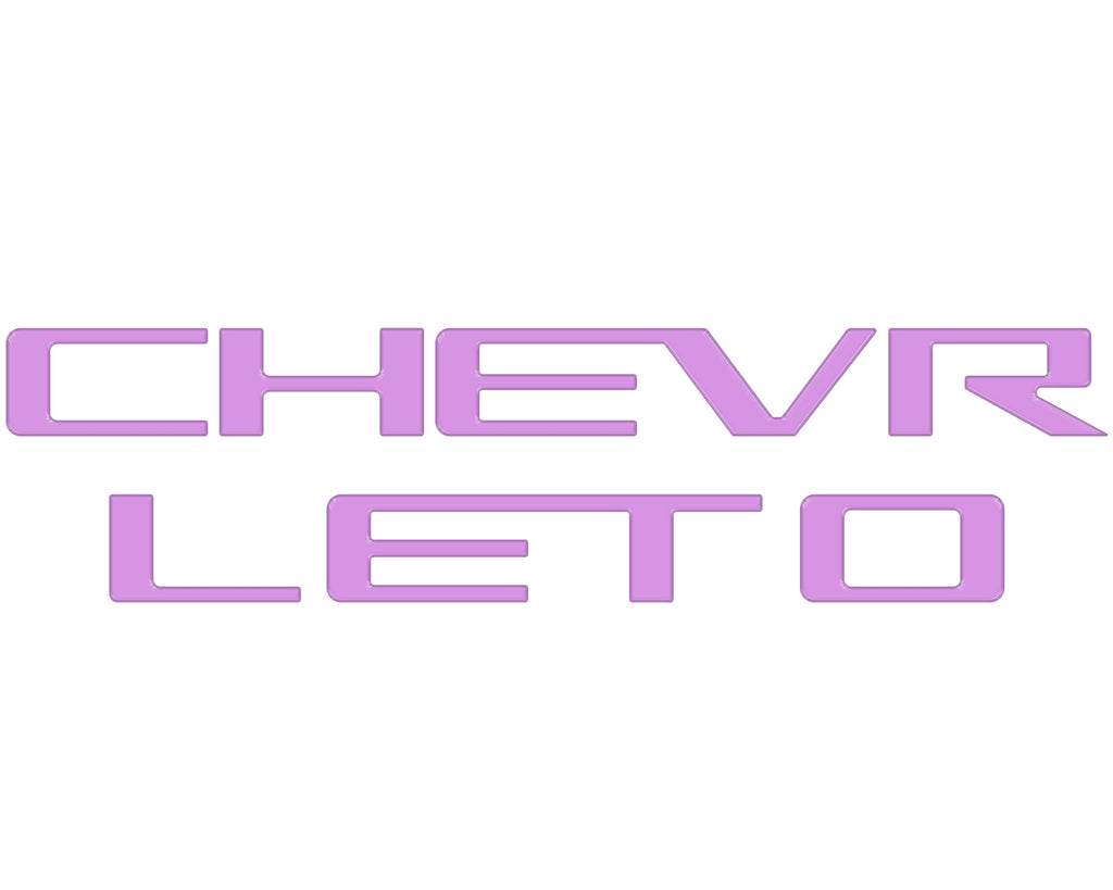 Tailgate Letter Inserts Fits 2023-2024 Chevrolet Colorado