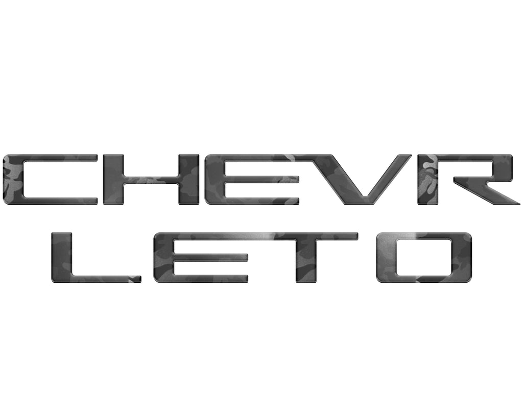 Tailgate Letter Inserts Fits 2023-2024 Chevrolet Colorado