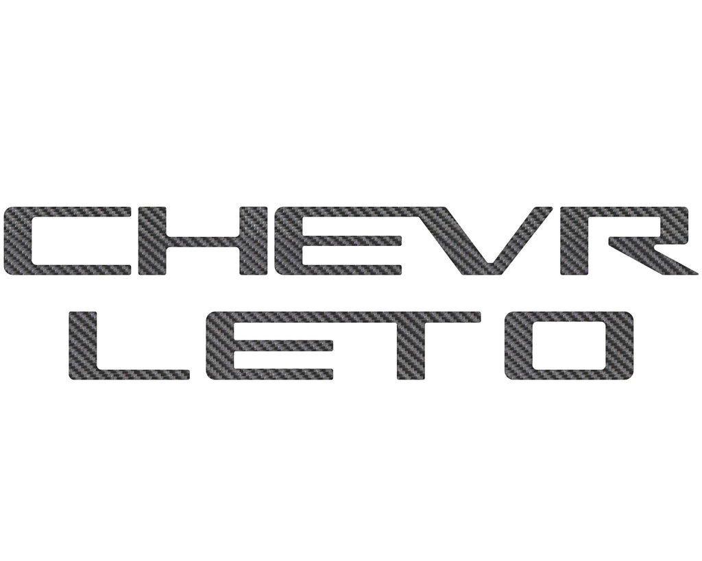 Tailgate Letter Inserts Fits 2023-2024 Chevrolet Colorado