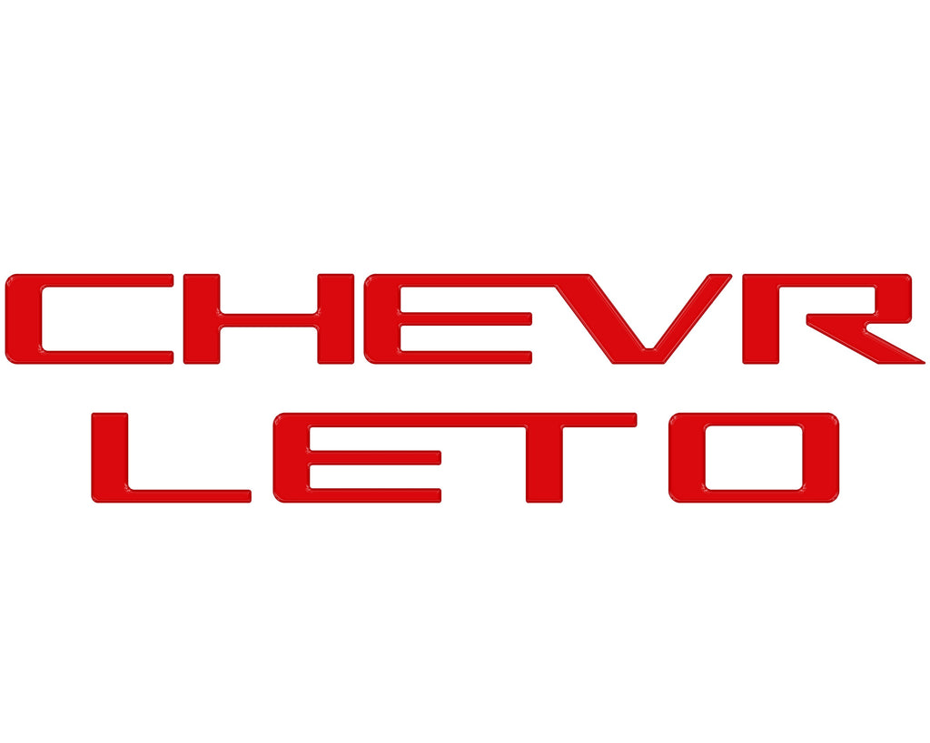 Tailgate Letter Inserts Fits 2023-2024 Chevrolet Colorado