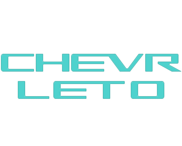Tailgate Letter Inserts Fits 2023-2024 Chevrolet Colorado