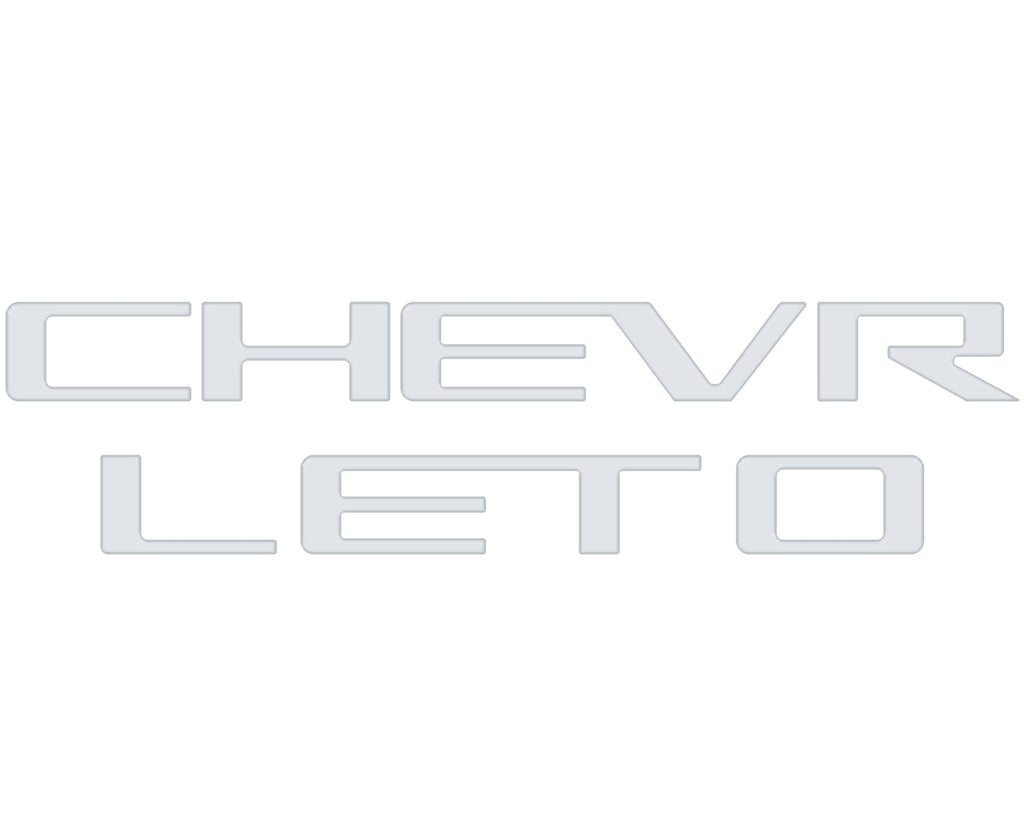 Tailgate Letter Inserts Fits 2023-2024 Chevrolet Colorado