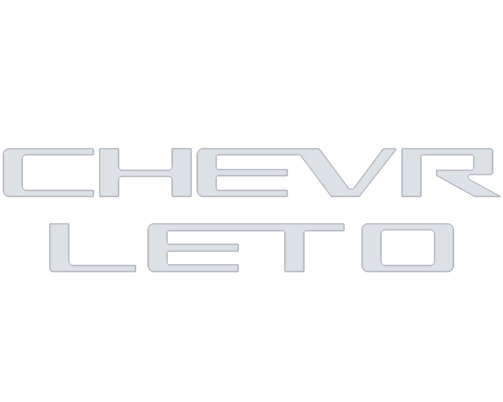 Tailgate Letter Inserts Fits 2023-2024 Chevrolet Colorado