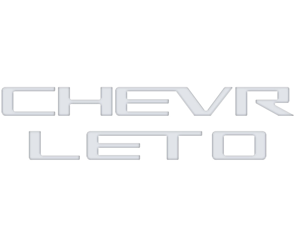 Tailgate Letter Inserts Fits 2023-2024 Chevrolet Colorado