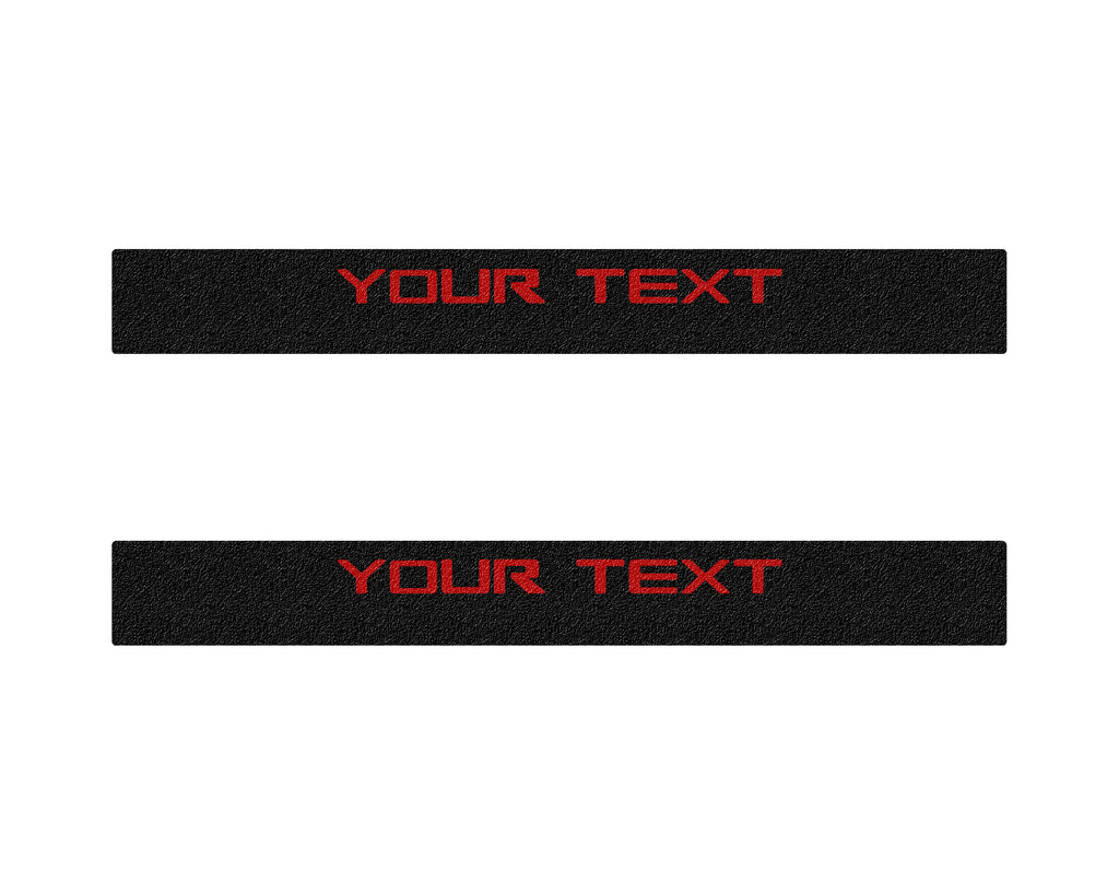 Door Sill Textured Overlays Fits 2023-2024 Chevrolet Colorado & GMC Canyon