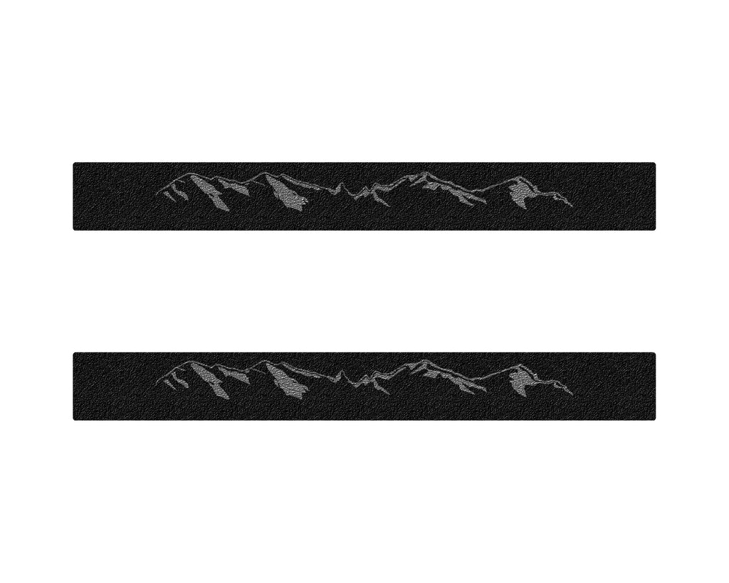 Door Sill Textured Overlays Fits 2023-2024 Chevrolet Colorado & GMC Canyon