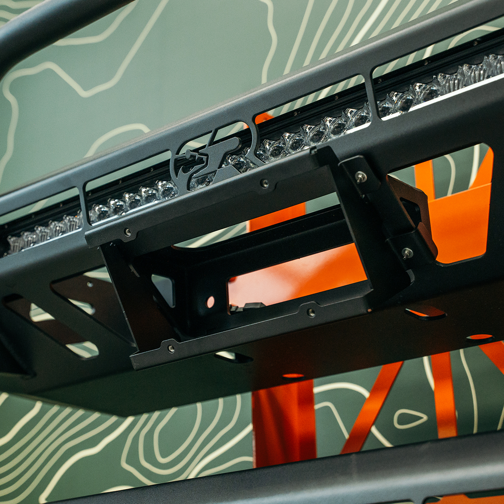 Cali Raised LED Stealth Bumper License Plate Mount For 4Runner and Tacoma