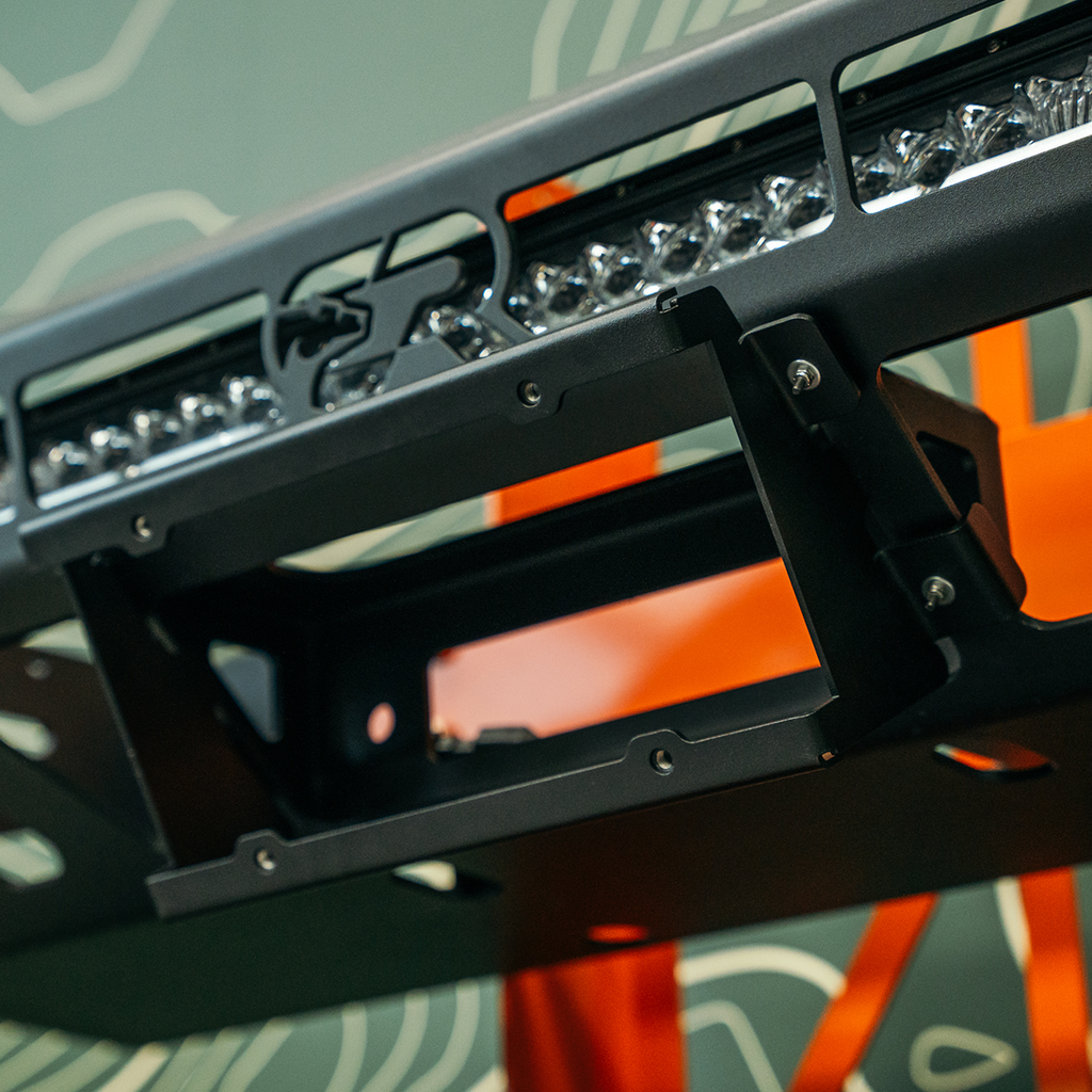 Cali Raised LED Stealth Bumper License Plate Mount For 4Runner and Tacoma