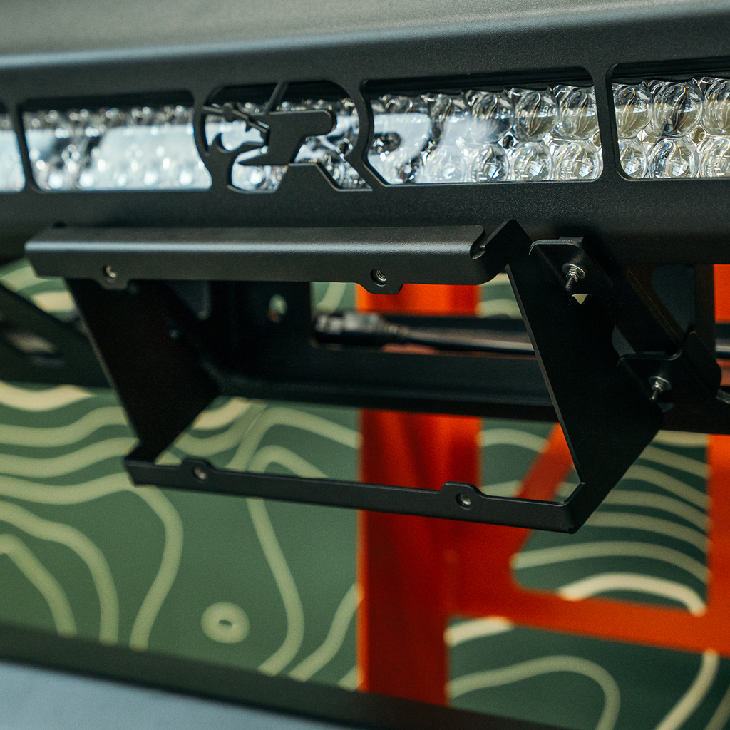 Cali Raised LED Stealth Bumper License Plate Mount For 4Runner and Tacoma