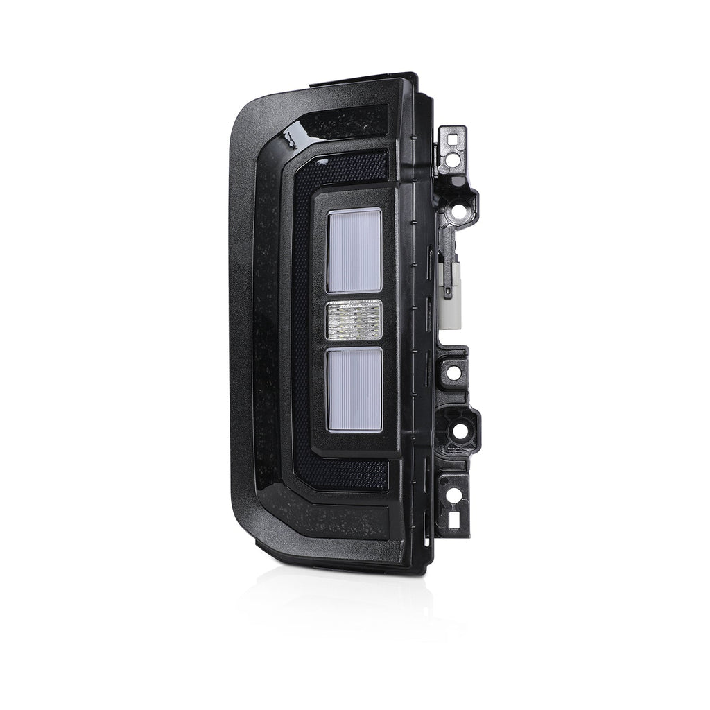 Attica Sol Series Bronco tail light, Black/Smoke lens, opposite angle