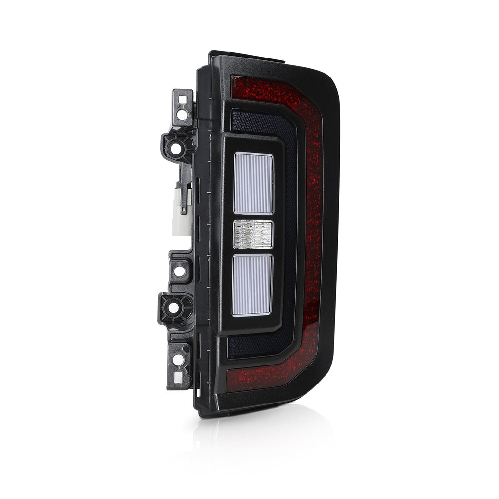 Attica Sol Series Bronco tail light, Red/Smoke lens, side angle