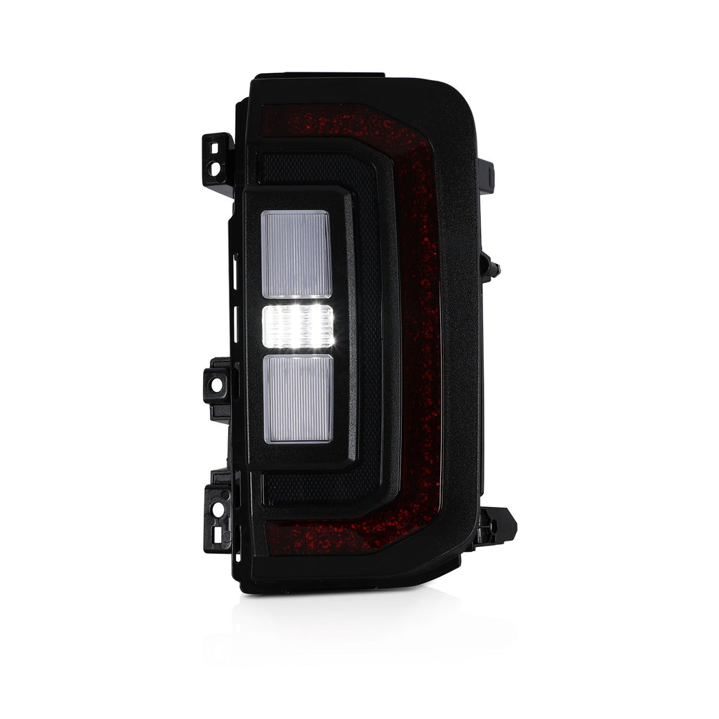 Attica Sol Series Bronco tail light, Red/Smoke lens, lights off