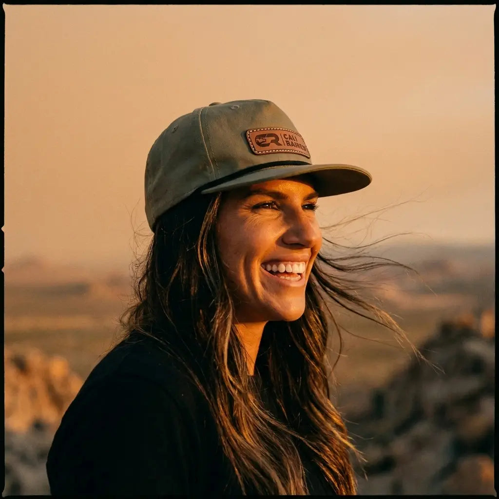 Cali Raised Soft-Structured 5 Panel Rope Hat