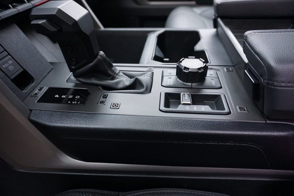 Black Center Console Panel for 2022+ Tundra