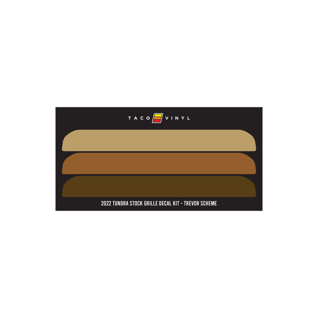 2022+ Tundra Offroad Grille Decal