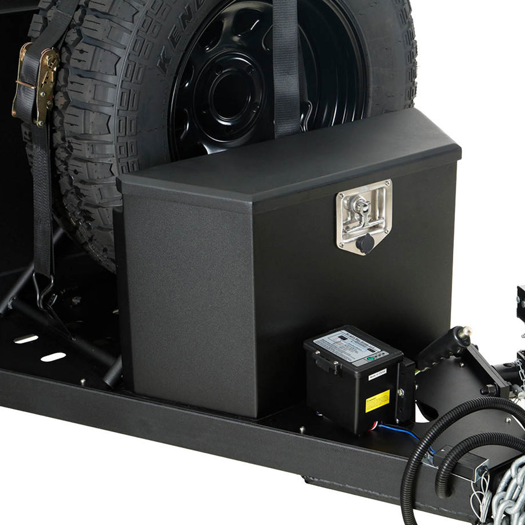 Trailer Tongue Cargo Box - Lockable Weather-Sealed Storage | OVS