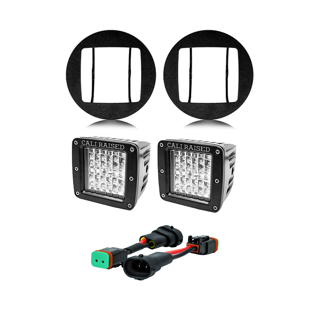 LED Fog Light Pod Replacements Brackets Kit For 2005-2011 Toyota Tacoma