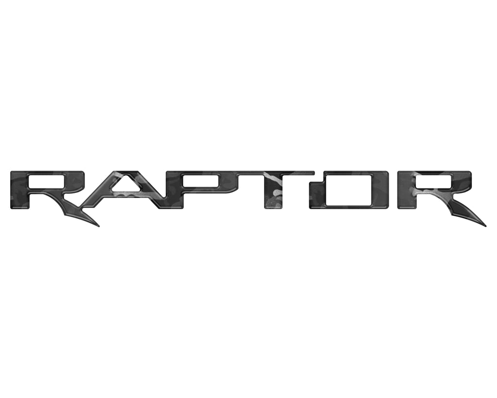 Raptor Tailgate Letter Inserts Fits 2017-2024 Ford F-150 Raptor